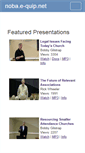 Mobile Screenshot of noba.e-quip.net