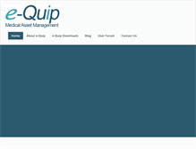 Tablet Screenshot of e-quip.uk.net