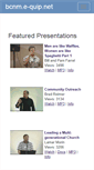 Mobile Screenshot of bcnm.e-quip.net